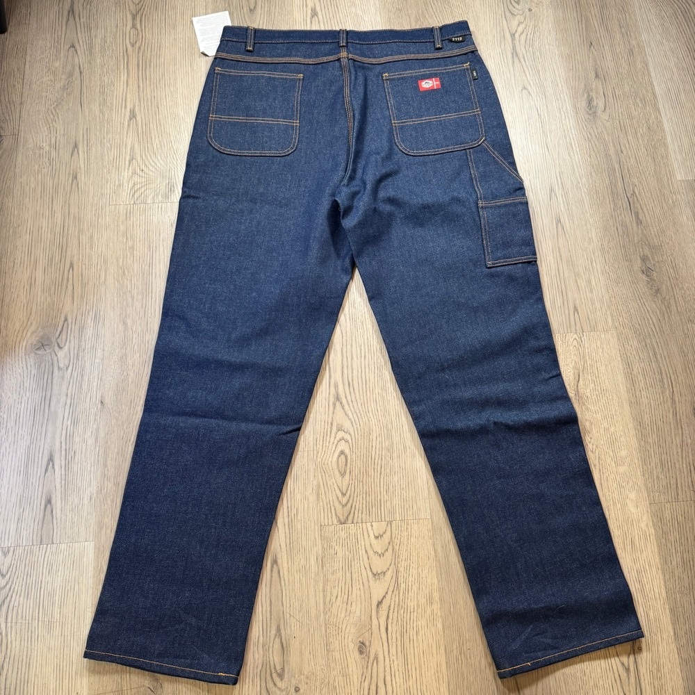 Aramark Steelguard Mens Flame Resistant Jeans 40x34  NFPA 2112/ASTM F1506 Cat 2 - Picture 2 of 12